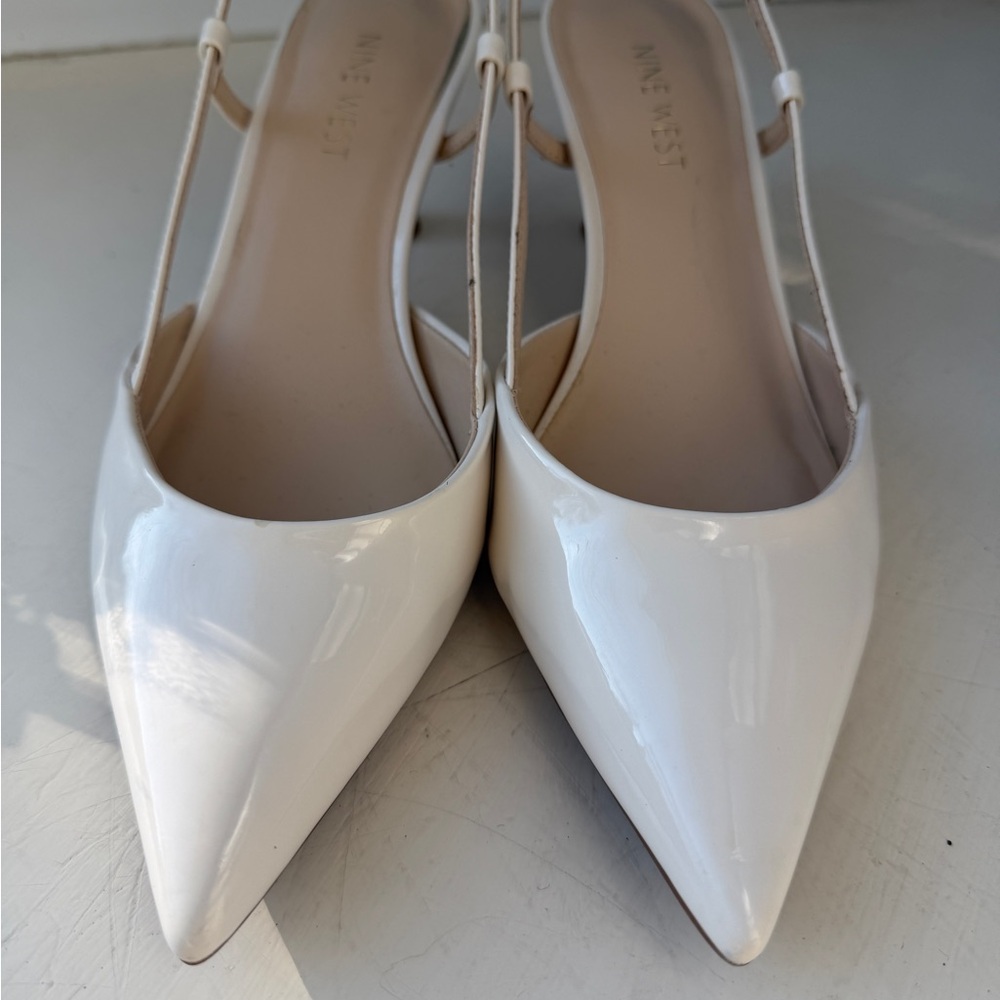 Nine West sling back Elegant Cream Heels